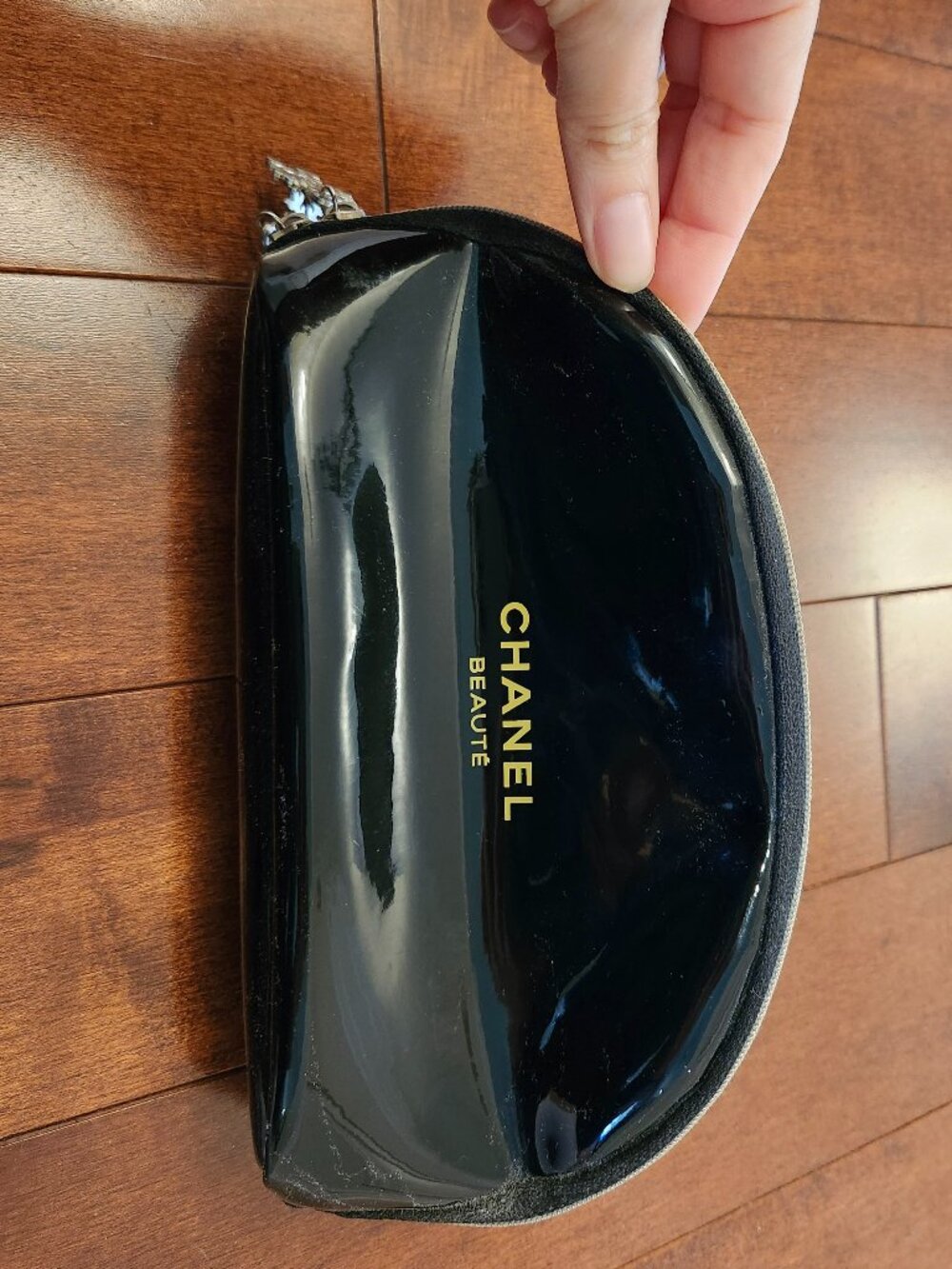 Chanel Beaute black pouch